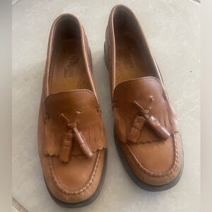 Bass Weejuns Women's Brown Leather Tassel Loafers